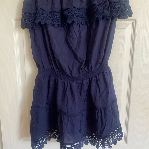 Melissa Odabash Navy Strapless Swim Coverup - Picture 4 of 5